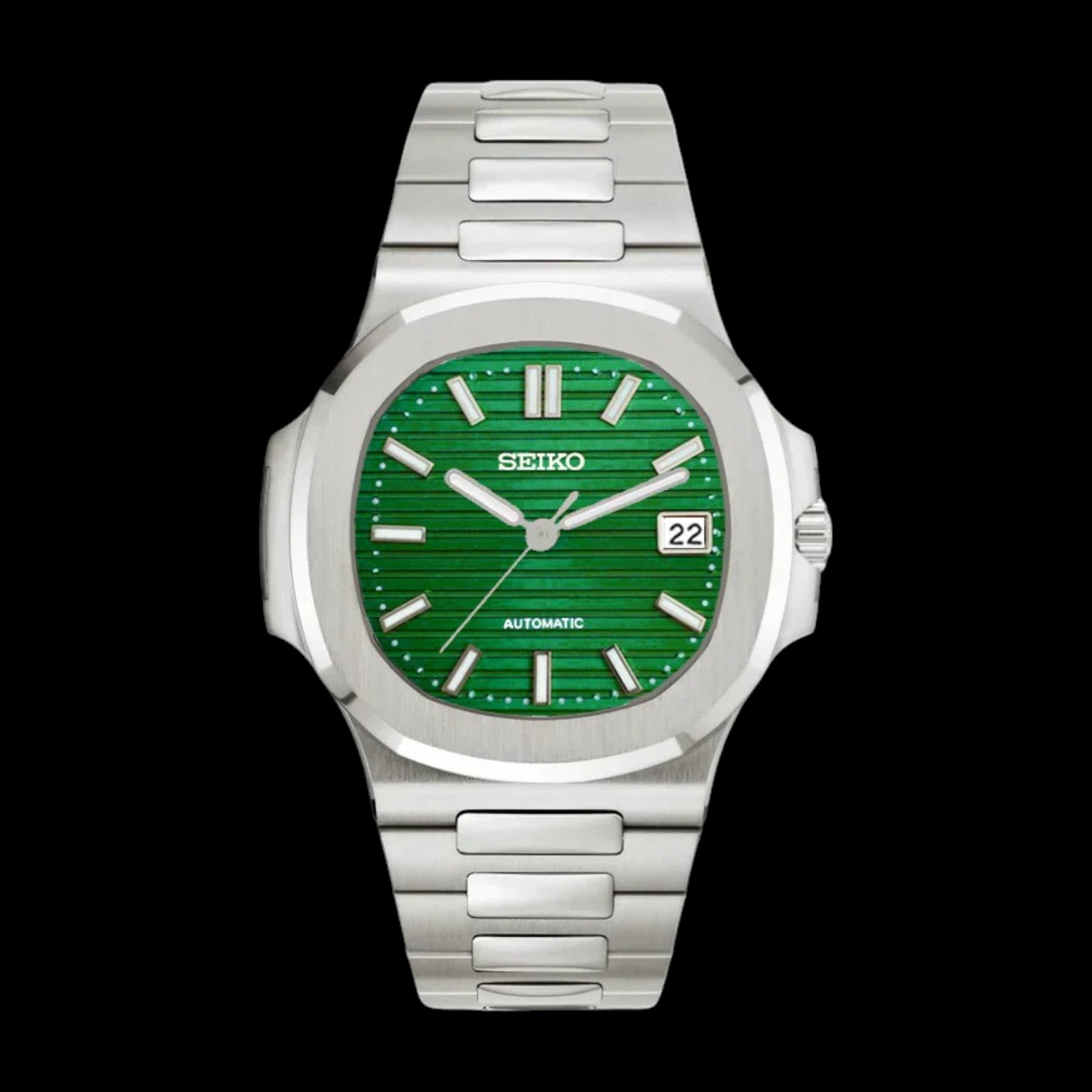 SeiNaut Light Green- Custom Seiko Mod NH35 Automatic