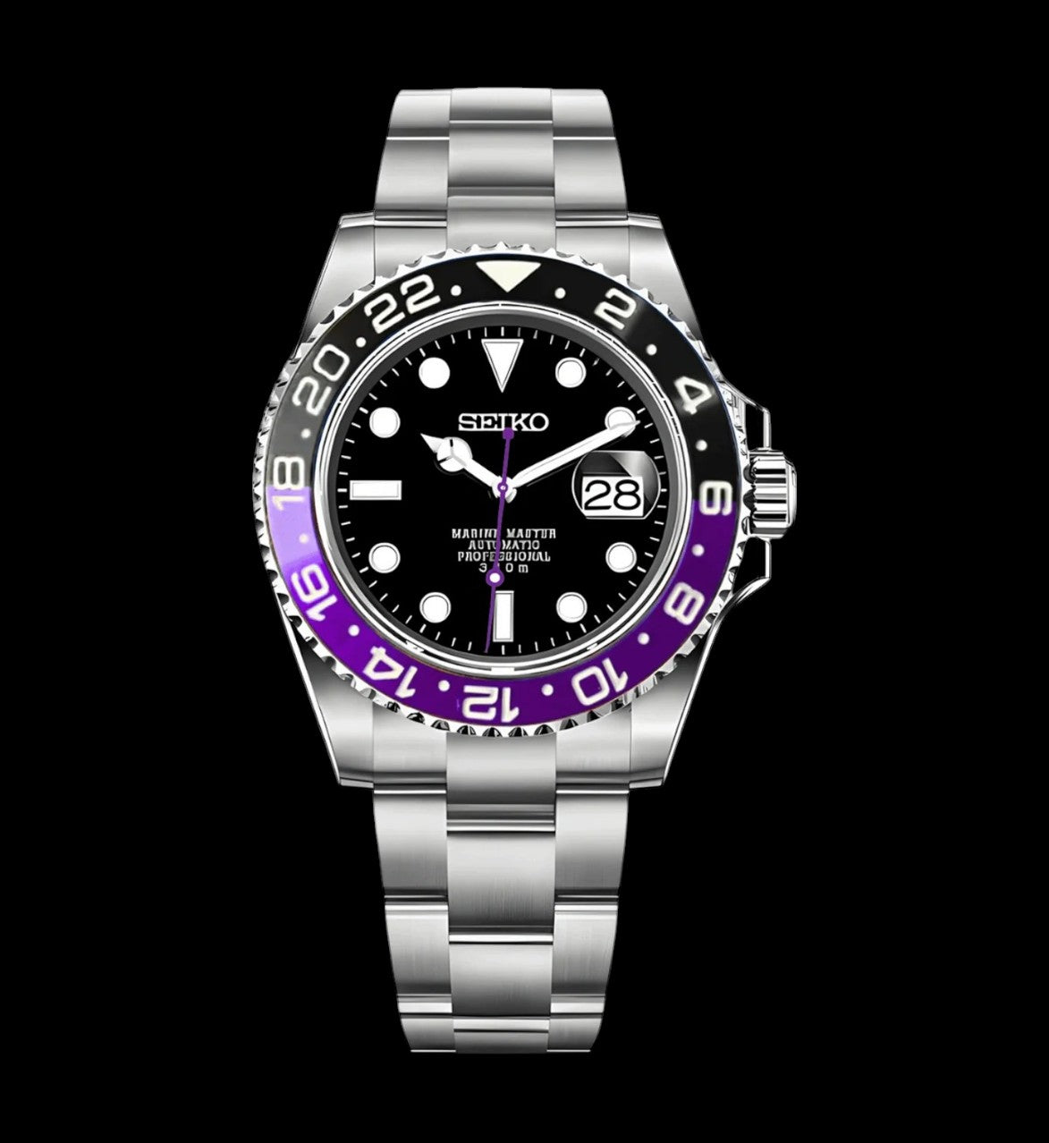 Sei-GMT Joker - Custom Seiko Mod NH34 Automatic