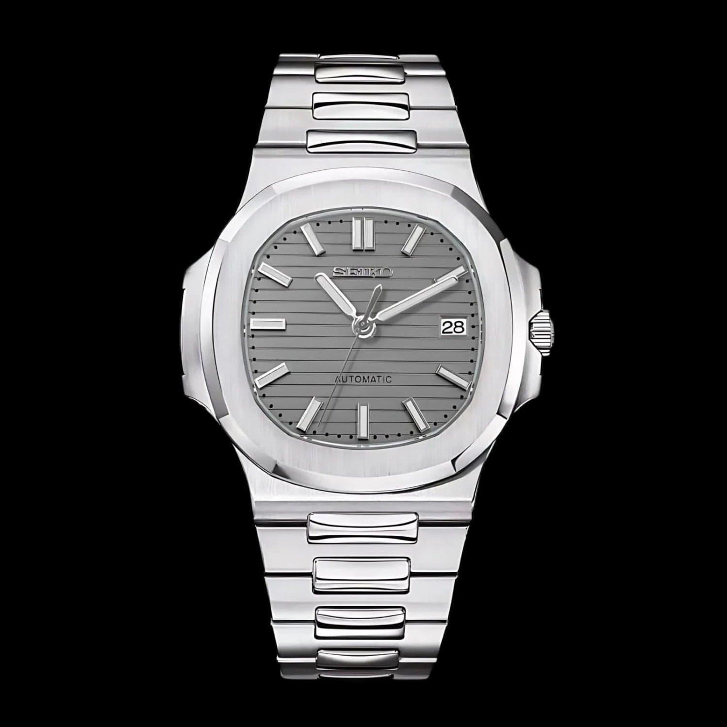 SeiNaut Cream- Custom Seiko Mod NH35 Automatic