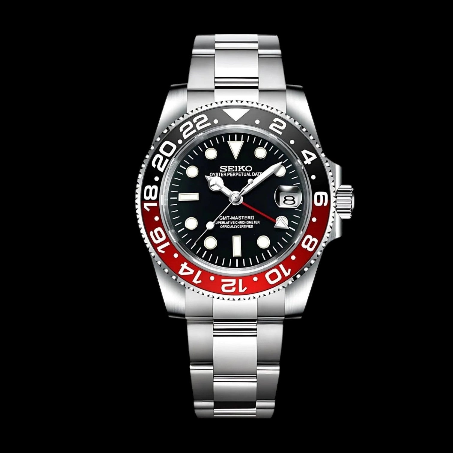 Sei-GMT Coke - Custom Seiko Mod NH34 Automatic