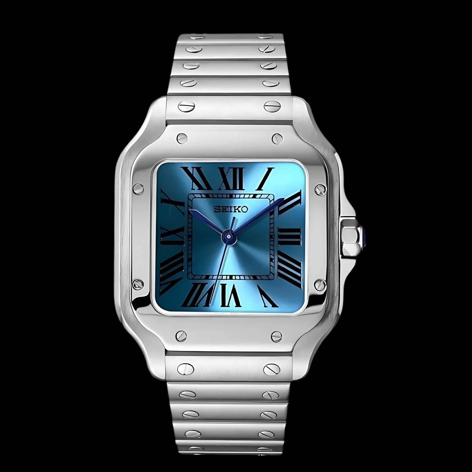 SanSei Sky Blue- Custom Seiko Mod NH35 Automatic