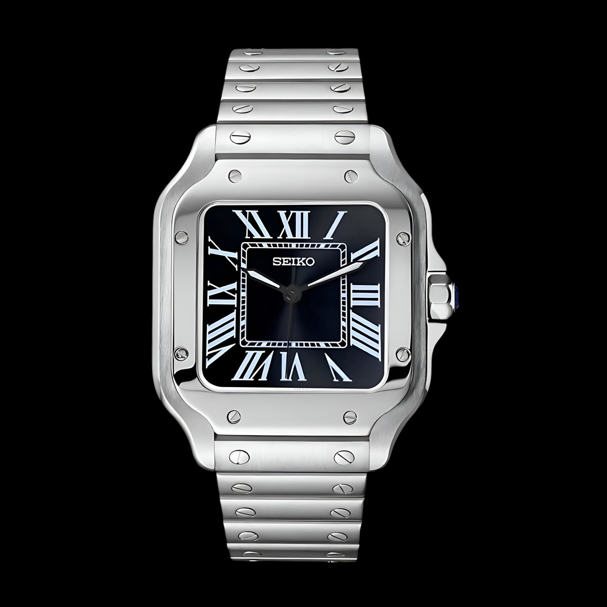 SanSei Black - Custom Seiko Mod NH35 Automatic