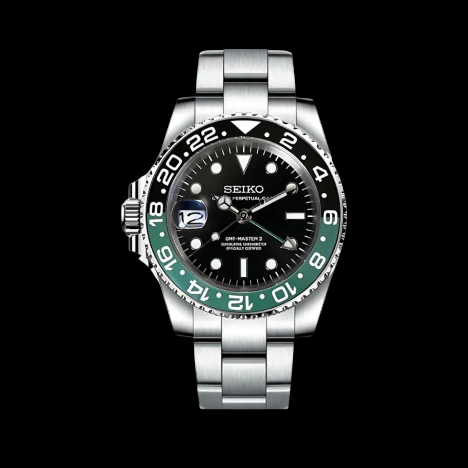 Sei-GMT Sprite - Custom Seiko Mod NH34 Automatic